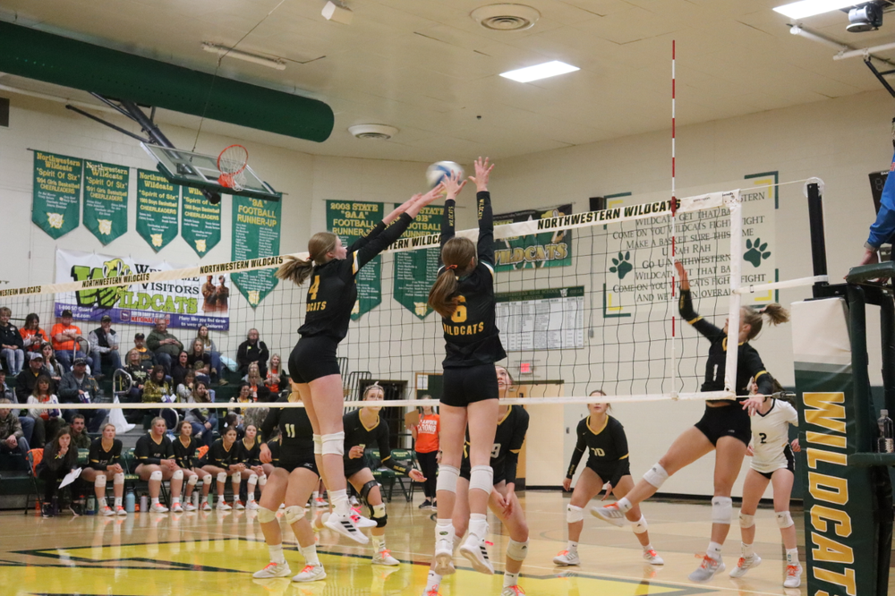 Volleyball Beats Faulkton 30! Northwestern Area School District